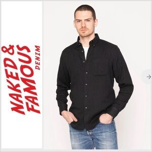 Naked & Famous double weave gauze slub Light Pocket Shirt Luxury Japan fabric